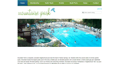 Desktop Screenshot of mountairepark.com